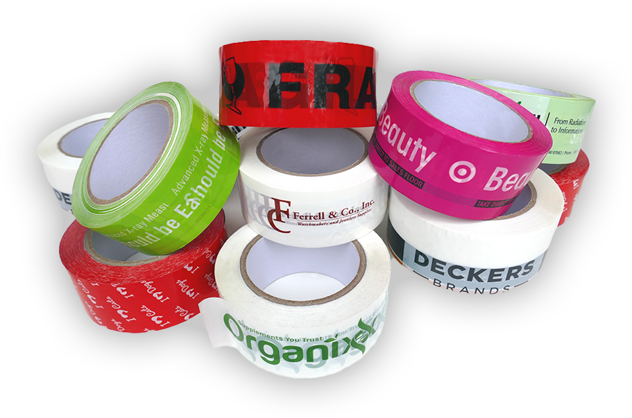 custom printed tape - branded packaging tape